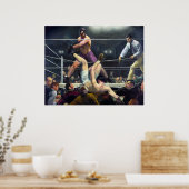 Poster Dempsey et Firpo | George Bellows | (Cuisine)