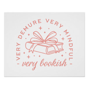 Poster Demure gracieux bouquetin arc rose esthétique