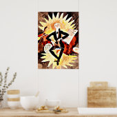 Poster Demuth - Musicien (Cuisine)