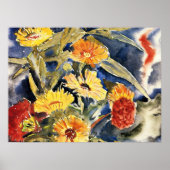 Poster Démuth - Spray de fleurs (Devant)