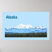 Poster Denali (Mt. McKinley) (Devant)