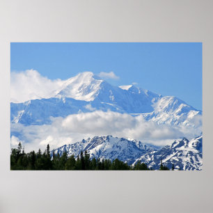 Poster Denali / Mt McKinley Alaska