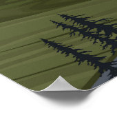 Poster Denali National Park Road à Denali (Coin)