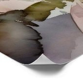 Poster Denali National Park Watercolor (Coin)