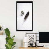 Poster d'encre et de plumes (Bureau à domicile)