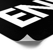 Poster d'endurance du logo de l'entreprise Fitness (Coin)