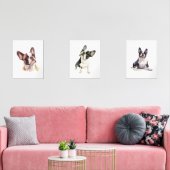 Poster d'Enfants Dog Wall Art, Boston Terrier Post (Salon)
