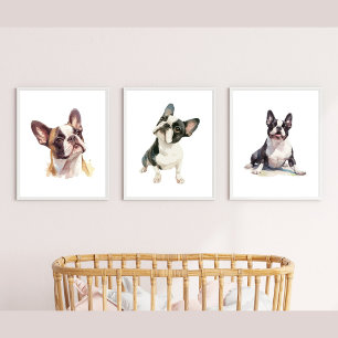 Poster d'Enfants Dog Wall Art, Boston Terrier Post