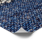 Poster Denim Blue Jeans : Décontracté Double Patch (Coin)