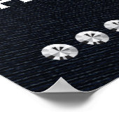 Poster Denim & Diamonds Glam Custom Birthday Party Banner (Coin)