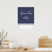 Poster Denim et diamants (Cuisine)