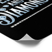 Poster Denim Et Diamonds Mode tendance (Coin)