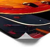 Poster Denim et Guitare (Coin)