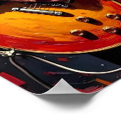 Poster Denim et guitare (Coin)