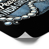 Poster Denim Fabric Bleu Jeans Perles Jeans maigre Lover (Coin)