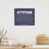 Poster Denim Fitness avec Attitude (Cuisine)