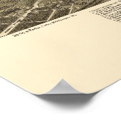 Poster Denison, TX Panoramic Map - 1886 (Coin)
