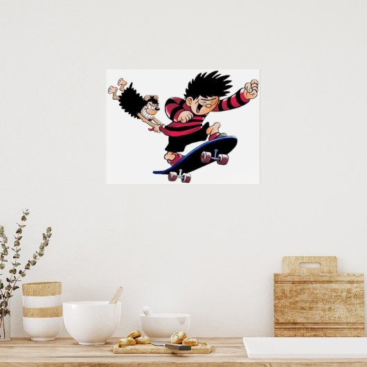 Poster Dennis et gnasher (Cuisine)