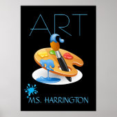 Poster d'enseignant en art - SRF (Devant)