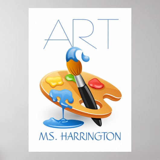 Poster d'enseignant en art - SRF (Devant)