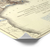 Poster Densité de la population raciale 1870 (Coin)