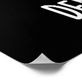 Poster Dental Crown Funny Dot Pun Dark BG (Coin)