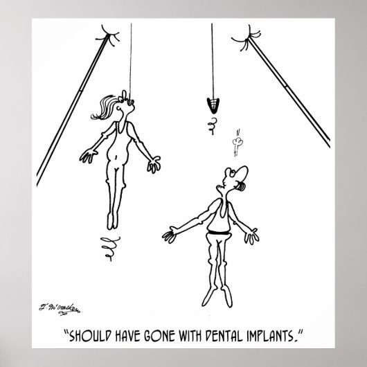 Poster Dental Implant Cartoon 9468 (Devant)