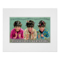 Dentaromate de dentifrice Vintage de Ricksecker
