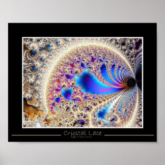 Poster Dentelle cristalline