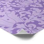 Poster Dentelle Damas violet (Coin)