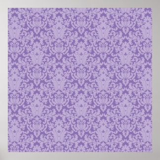 Poster Dentelle Damas violet