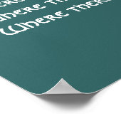 Poster Dentelle de la Reine Anne Prière St. Francis Assis (Coin)