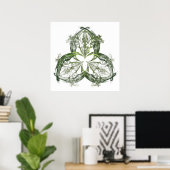 Poster Dentelle shamrock (Bureau à domicile)