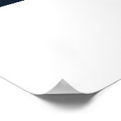 Poster Dentelle sur bleu (Coin)