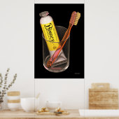 Poster dentifrice Binaca (Cuisine)