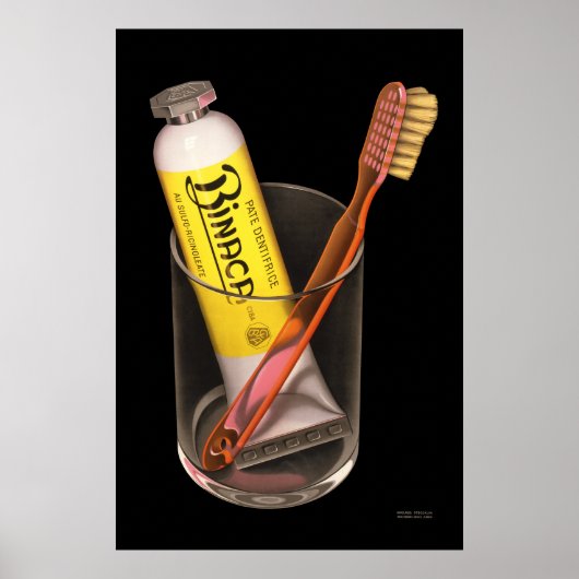 Poster dentifrice Binaca (Devant)