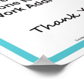 Poster Dentist Office Information du patient Panneau de m (Coin)