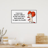 Poster Dentiste (Cuisine)