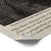 Poster Dentiste antiquité du tiroir à dents du pays (Coin)