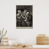 Poster Dentiste antiquité du tiroir à dents du pays (Cuisine)