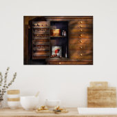 Poster Dentiste - Bourrage dentaire (Cuisine)