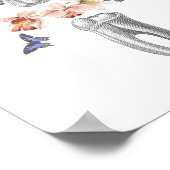 Poster Dentiste Bureau Décor Anatomie des dents Collage f (Coin)