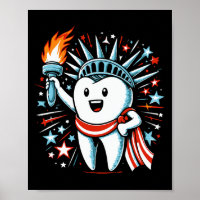 Dentiste du 14 juillet Dentaire Patriotique Femmes