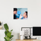 POSTER DENTISTE, MÉDECIN ET RELATION DE PATIENCE (Bureau à domicile)