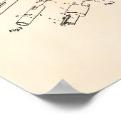 Poster Dentist's Drill 1965 Brevet Art Old Peper (Coin)