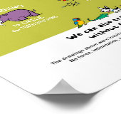 Poster d'entraînement animal sans force (18"x24") (Coin)