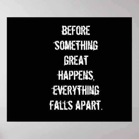 Poster d'entraînement motivationnel (Devant)