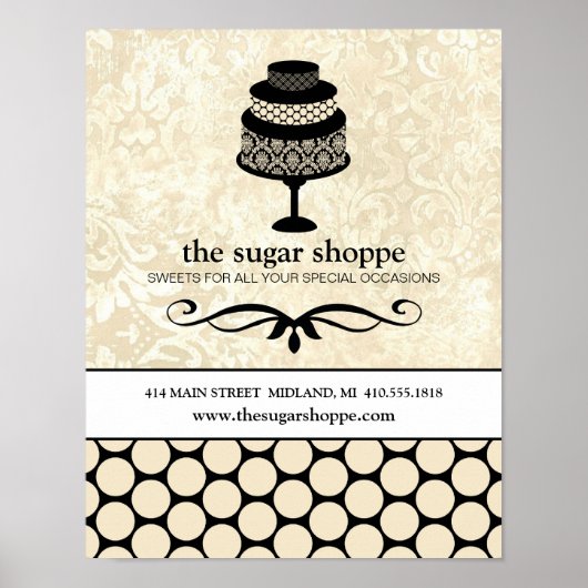 Poster d'entreprise de boulangerie ou de pâtisseri (Devant)