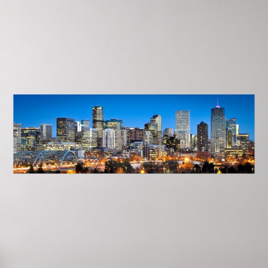 Poster Denver au crépuscule (Devant)