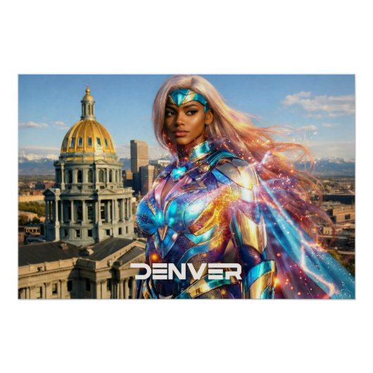 POSTER DENVER - COLORADO (Devant)